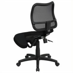Budget 🎉 Scranton & Co Mobile Ergonomic Kneeling Task Office Chair In Black 🔔 -Deals Writing Desks Store 1567830 2 L