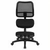 Budget 🎉 Scranton & Co Mobile Ergonomic Kneeling Task Office Chair In Black 🔔 -Deals Writing Desks Store 1567830 L
