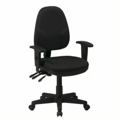 Flash Sale ⭐ Scranton & Co Dual Function Ergonomic Office Chair With Arms ✔️