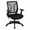 Hot Sale ✔️ Scranton & Co Screen Back Office Chair With Mesh Seat In Black 👏 -Deals Writing Desks Store 1567954 L