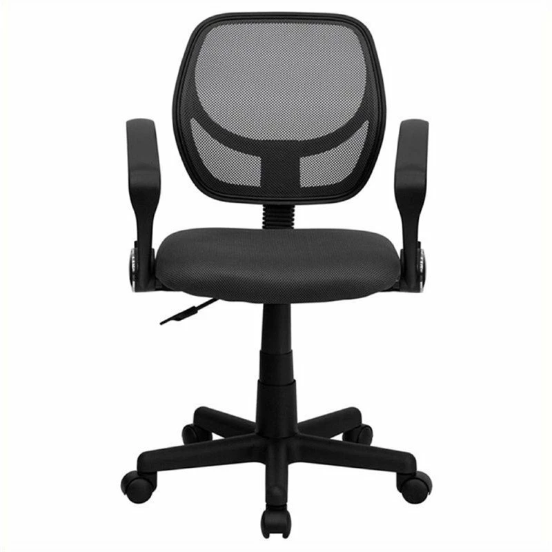 Best Sale 🌟 Scranton & Co Mid-Back Mesh Office Chair With Arms In Gray 🔥 3 Best Sale 🌟 Scranton & Co Mid-Back Mesh Office Chair With Arms In Gray 🔥