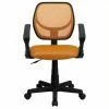 Top 10 ✨ Scranton & Co Mid-Back Mesh Office Chair With Arms In Orange 🎉 2 Top 10 ✨ Scranton & Co Mid-Back Mesh Office Chair With Arms In Orange 🎉 -Deals Writing Desks Store 1568015 L