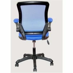 Budget 🌟 Bowery Hill Mesh Task Office Chair In Blue 🎁 9 Budget 🌟 Bowery Hill Mesh Task Office Chair In Blue 🎁 -Deals Writing Desks Store 1580186 2 L