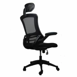 Flash Sale 🥰 Bowery Hill Executive High Back Office Chair With Headrest In Black 👍 -Deals Writing Desks Store 1580187 14 L