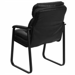 Best Pirce 🎉 Bowery Hill Office Guest Chair In Black ❤️ -Deals Writing Desks Store 1580300 3 L