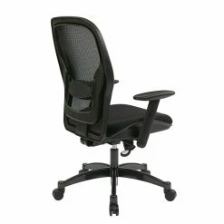Cheapest 🥰 Office Star SPACE Collection Matrex Back Office Chair In Black Fabric ⌛ -Deals Writing Desks Store 16016 10 L