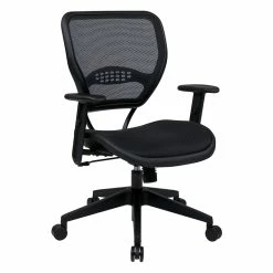 Wholesale ⭐ Office Star Air Grid Deluxe Task Office Chair In Black Fabric ✨
