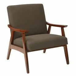 Best reviews of 💯 Office Star Davis Chair In Klein Otter Brown Fabric With Medium Espresso Frame 🎉