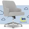 Coupon 💯 Serta At Home Serta Leighton Home Office Chair With Memory Foam 🔥 -Deals Writing Desks Store 1614490 25 L