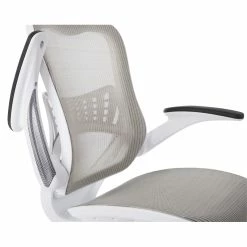 Hot Sale 🌟 Office Star Riley Office Chair With White Mesh Fabric Seat And Back 😀 -Deals Writing Desks Store 1614999 12 L