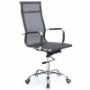 Hot Sale ✔️ Hodedah Mesh High Back Adjustable Height Executive Chair In Black Fabric 🎁 -Deals Writing Desks Store 1644030 L
