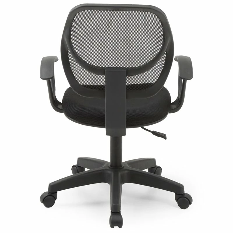 Wholesale ❤️ Hodedah Mesh Mid-Back Adjustable Height Task Chair In Black Fabric 😉 7 Wholesale ❤️ Hodedah Mesh Mid-Back Adjustable Height Task Chair In Black Fabric 😉 - Image 5