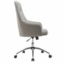 Discount 👏 Techni Mobili Swivel Office Chair In Gray ✨ -Deals Writing Desks Store 1660909 2 L
