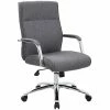 Hot Sale 🎉 Boss Office Products Boss Office Sterling Swivel Office Chair In Gray 🤩 -Deals Writing Desks Store 1713845 L