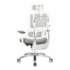 New ❤️ Office Star Breathable White Vertical Mesh Chair With Headrest ✔️ -Deals Writing Desks Store 1715742 1 L