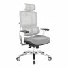 New ❤️ Office Star Breathable White Vertical Mesh Chair With Headrest ✔️ -Deals Writing Desks Store 1715742 L