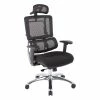 Best reviews of ❤️ Office Star Vertical Black Mesh Back Fabric Chair With Headrest 🥰 -Deals Writing Desks Store 1715743 3 L