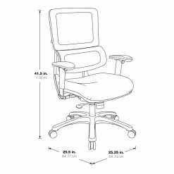 Best reviews of 😉 Breathable White Vertical Mesh Chair By Office Star ⭐ -Deals Writing Desks Store 1715747 1 L