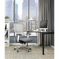 Best reviews of 😉 Breathable White Vertical Mesh Chair By Office Star ⭐ -Deals Writing Desks Store 1715747 3 L