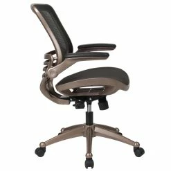 Outlet ✔️ Flash Furniture Mid Back Swivel Office Chair In Black 🥰 -Deals Writing Desks Store 1743180 1 L