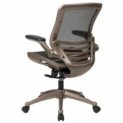 Outlet ✔️ Flash Furniture Mid Back Swivel Office Chair In Black 🥰 -Deals Writing Desks Store 1743180 2 L