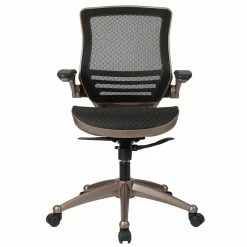 Outlet ✔️ Flash Furniture Mid Back Swivel Office Chair In Black 🥰 -Deals Writing Desks Store 1743180 3 L
