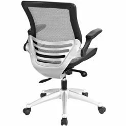 Brand new ⭐ Scranton & Co Mesh Office Chair In Gray ⌛ -Deals Writing Desks Store 1786846 2 L