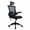 Cheapest 🥰 Scranton & Co Executive High Back Office Chair With Headrest In Black 😉 -Deals Writing Desks Store 1787029 L