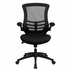 Best Pirce ✨ Scranton & Co Mid-Back Mesh Office Chair In Black ✨ -Deals Writing Desks Store 1787047 3 L