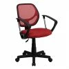 Buy 🤩 Scranton & Co Mid Back Mesh Task Office Chair With Arms In Red 🎉 1 Buy 🤩 Scranton & Co Mid Back Mesh Task Office Chair With Arms In Red 🎉 -Deals Writing Desks Store 1787070 L