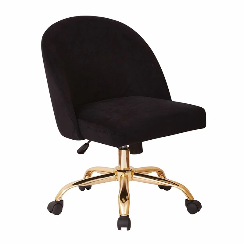 Best Pirce 👍 Scranton & Co Mid Back Desk Chair In Black 👏 3 Best Pirce 👍 Scranton & Co Mid Back Desk Chair In Black 👏