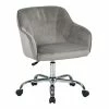 Best Pirce 🥰 Scranton & Co Velvet Fabric Office Chair In Charcoal 🤩 2 Best Pirce 🥰 Scranton & Co Velvet Fabric Office Chair In Charcoal 🤩 -Deals Writing Desks Store 1805079 L