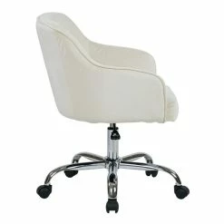Coupon ๐ Scranton & Co Velvet Fabric Office Chair In Oyster โ 6 Coupon ๐ Scranton & Co Velvet Fabric Office Chair In Oyster โ -Deals Writing Desks Store 1805188 1 L