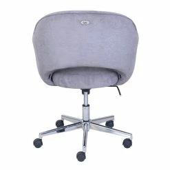 Budget 😉 Scranton & Co Home Office Chair In Dovetail Gray 👍 -Deals Writing Desks Store 1805278 4 L