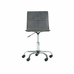 Top 10 ⌛ Linon Bennett Metal Upholstered Office Chair In Gray 😀 -Deals Writing Desks Store 1808162 10 L