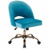 Cheap 😍 Avenue Six Lula Office Chair In Cruising Blue Fabric With Rose Gold Base 👍 1 Cheap 😍 Avenue Six Lula Office Chair In Cruising Blue Fabric With Rose Gold Base 👍 -Deals Writing Desks Store 1812618 L