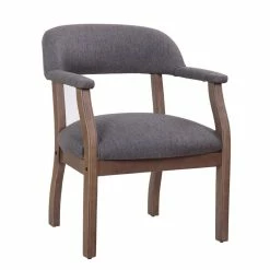 New 👍 Rosebery Kids Accent Chair In Slate Gray ⌛