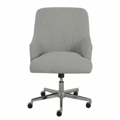 Brand new 👍 Pemberly Row Office Chair In Light Gray 🌟 7 Brand new 👍 Pemberly Row Office Chair In Light Gray 🌟 -Deals Writing Desks Store 1821971 1 L