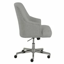 Brand new 👍 Pemberly Row Office Chair In Light Gray 🌟 8 Brand new 👍 Pemberly Row Office Chair In Light Gray 🌟 -Deals Writing Desks Store 1821971 2 L