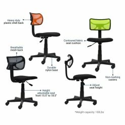 Best deal ⌛ Scranton & Co Mesh Task Office Chair In Orange ✨ 17 Best deal ⌛ Scranton & Co Mesh Task Office Chair In Orange ✨ -Deals Writing Desks Store 1824618 16 L