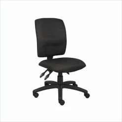 Brand new 😀 Scranton & Co Black Multi Function Task Chair With Large Base In Black 🧨
