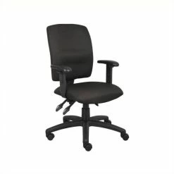 Flash Sale ⌛ Scranton & Co Task Office Chair With Adjustable Arms In Black 🔥
