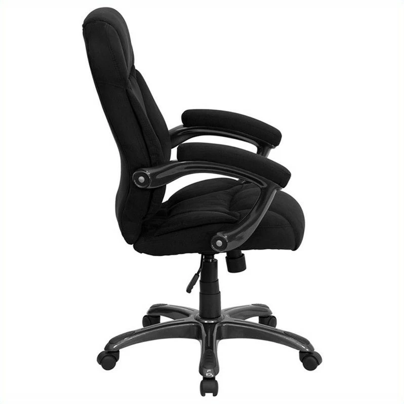 Promo ✨ Scranton & Co High Back Upholstered Office Chair In Black ⭐ 4 Promo ✨ Scranton & Co High Back Upholstered Office Chair In Black ⭐ - Image 2