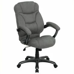 Best reviews of 😀 Scranton & Co High Back Gray Microfiber Upholstered Office Chair ✔️