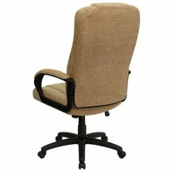 Top 10 🤩 Scranton & Co High Back Office Chair In Beige 🎉 -Deals Writing Desks Store 1824931 3 L