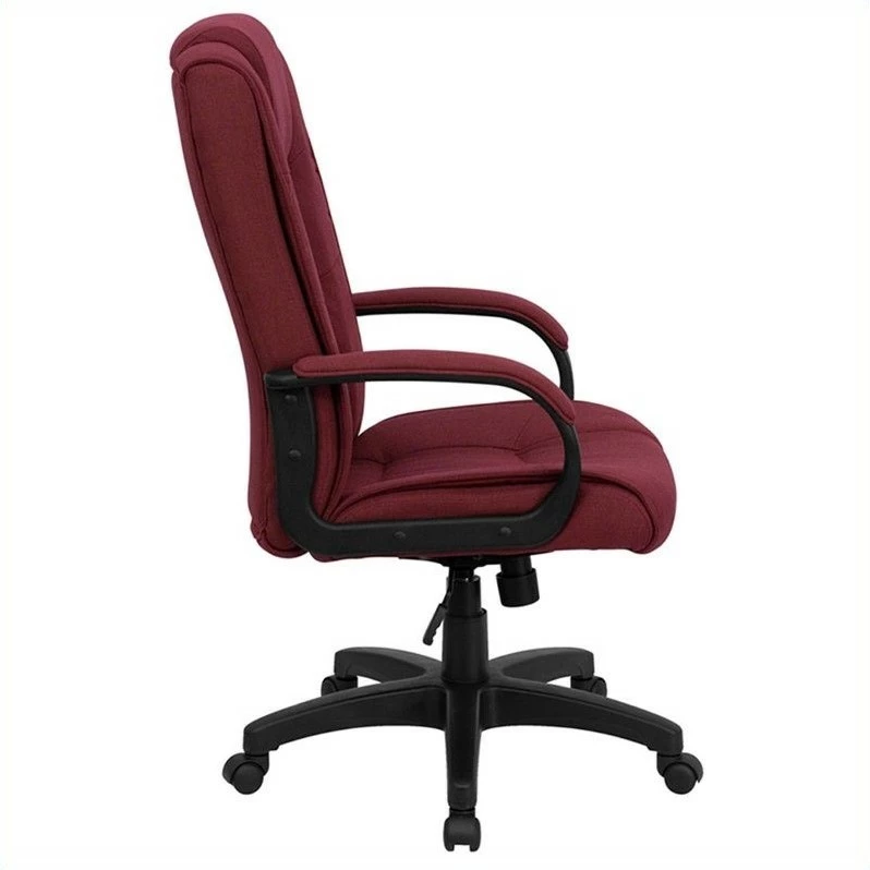 Flash Sale ❤️ Scranton & Co High Back Executive Office Chair In Burgundy ⭐ 4 Flash Sale ❤️ Scranton & Co High Back Executive Office Chair In Burgundy ⭐ - Image 2