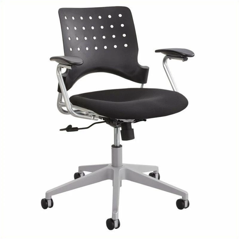 New ✔️ Scranton & Co Task Office Chair Square Back In Black 🎁 3 New ✔️ Scranton & Co Task Office Chair Square Back In Black 🎁