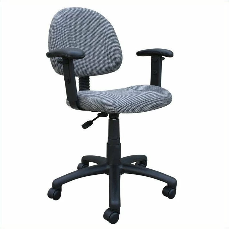 Flash Sale 😍 Scranton & Co Posture Office Chair With Adjustable Arms In Gray 🎁 3 Flash Sale 😍 Scranton & Co Posture Office Chair With Adjustable Arms In Gray 🎁
