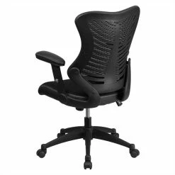 Best deal 👍 Scranton & Co High Back Mesh Office Chair In Black ❤️ -Deals Writing Desks Store 1825340 2 L