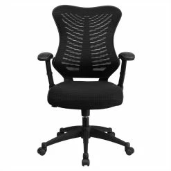 Best deal 👍 Scranton & Co High Back Mesh Office Chair In Black ❤️ -Deals Writing Desks Store 1825340 3 L